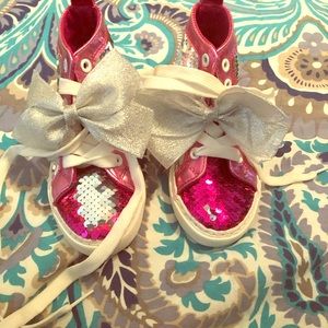 Girls size 12c jojo high tops